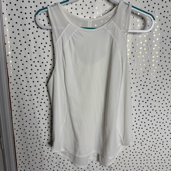 Lululemon White Sleeveless Top - Picture 1 of 6